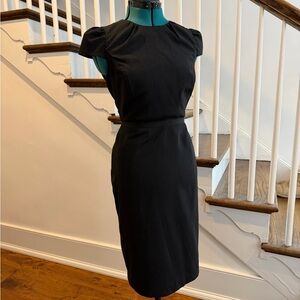 Club Monaco Classic Black Midi Dress